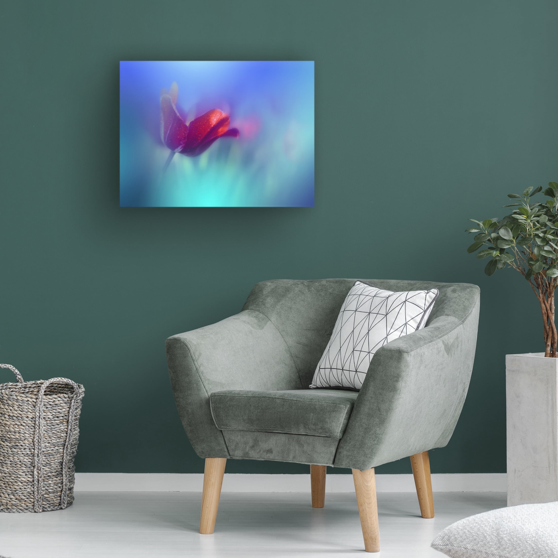 Canvas Wall Art - Juliana Nan 'Springtime ' Wall Art for Living Room, Bedroom, or Office D?cor by Trademark Fine Art - 32 x 24 Inches