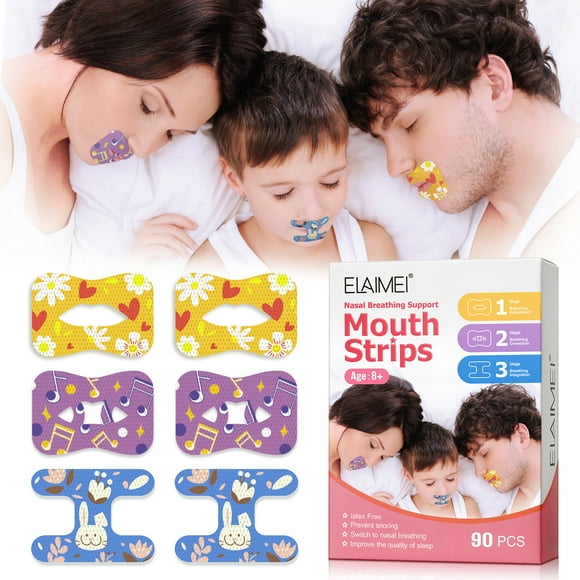 CXK99 on Clearance Universal Breathing Corrector for Adults and Children, Closed Mouth Snoring Patch, Mouth Opening Breathing Wisdom Snoring Remedy