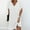 White, variant on Elvqul V Neck Dresses for Women Summer Midi Dresses Pullover Knee Length Short Sleeve Pleated Going Oout Womens Casual Dresses