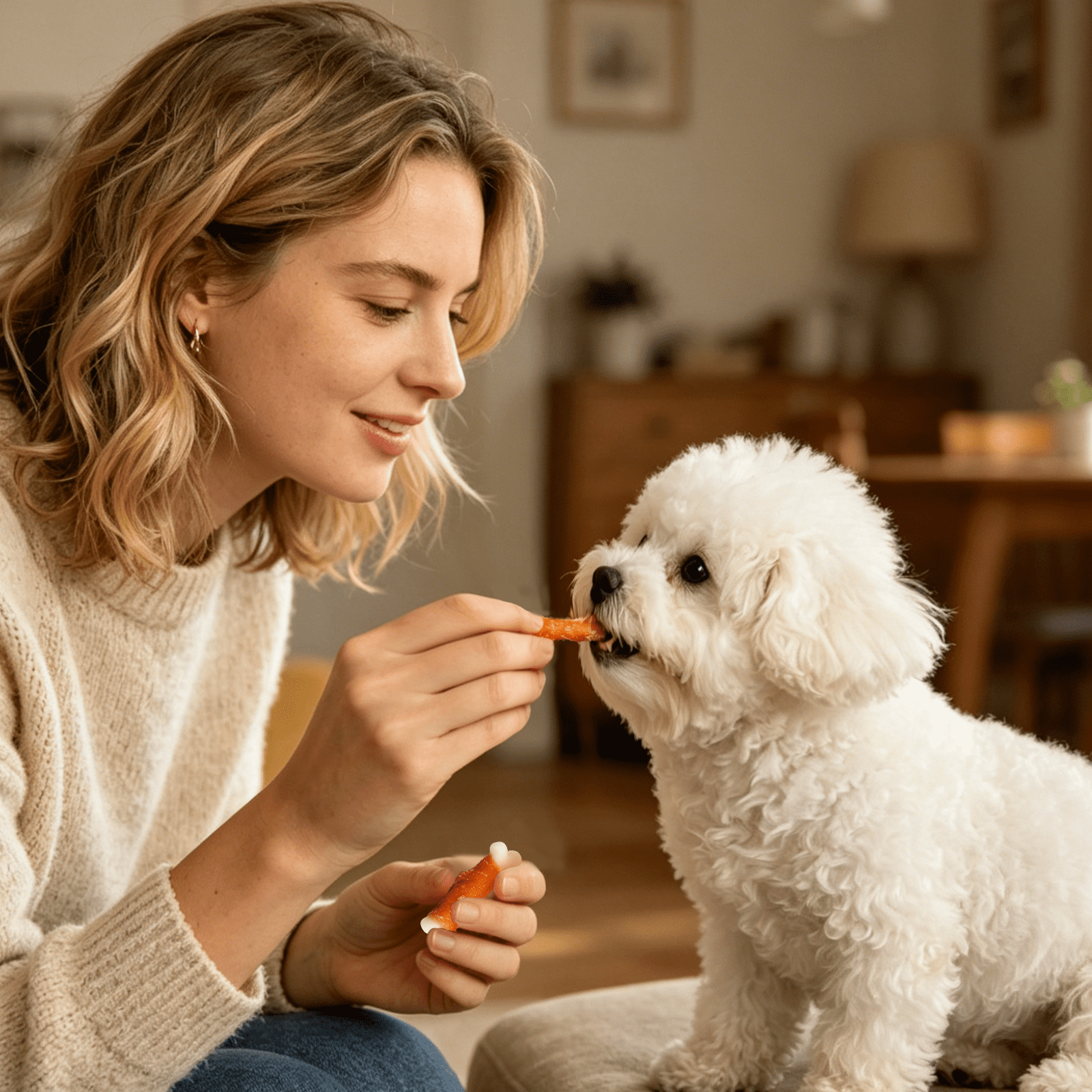 Puddonio Chicken with Calcium Bone Dog Treats, 20 oz (56ct)