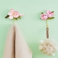 thumbnail image 4 of European Floral Embossed Wall Hooks, Vintage Decorative Coat Hooks, Antique Style Wall Hangers for Home Decor, 4 of 8