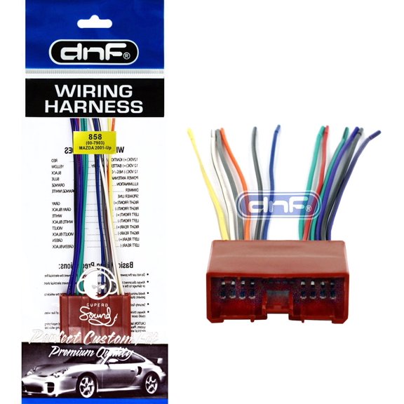 DNF OEM to Aftermarket Wiring Wire Harness Select Mazda Vehicles 70-7903