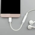 thumbnail image 2 of Câble Séparateur d'Écouteurs Type-c vers Adaptateur 3.5mm Type c Mâle vers Adaptateur jack Type-c vers 3.5mm Câble audio Type-c vers 3.5mm, 2 of 4