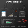 thumbnail image 5 of NEXPOW Jump Starter with Air Compressor, 4000A Car Battery Booster (Up to 8L Gas&8L Diesel Engine) with 160PSI Tire Inflator, 12V Battery Jump Pack with 60W Fast Charging&Force Start Function, 5 of 6