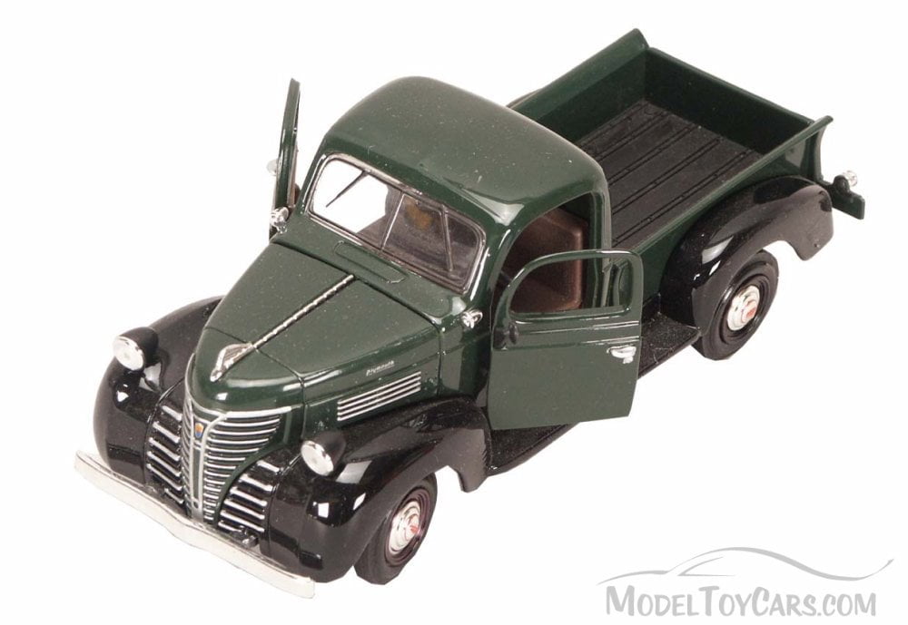 1941 Plymouth Pickup Truck Green Motormax 73278 1//24 Scale Diecast Model Toy Car