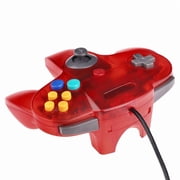 RetroFam Nintendo 64 N64 Controller Joystick for N64 Game Console, Transparent Red
