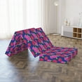 thumbnail image 4 of Floral Foldable Mattress, 80's Look Peonies Pattern, 74.8" x 39.4", Multicolor, by Ambesonne, 4 of 4