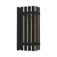 thumbnail image 4 of 20753-04-Livex Lighting-Greenwich - 17 One Light Outdoor Wall Lantern Black/Satin Brass Finish with, 4 of 11