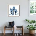 thumbnail image 3 of Art.com Indigo Tulips Art Print by Albert Koetsier, Brown Frame Wall Art, 29" x 29", 3 of 5