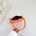 thumbnail image 2 of Women Fashion Armpit Bag Crocodile Pattern Crossbody Bag for Gift (Purple), 2 of 10