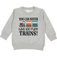 thumbnail image 2 of Inktastic Toy Train Never Have Too Many Trains Toddler Sweatshirt, 2 of 4