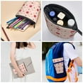 thumbnail image 5 of Picia Strawberry Print Telescopic Pencil Case, Telescopic Pen Holder Telescopic Pencil Pouch Bag Stationery Pencil Case Box Storage Organizer Makeup Bag, 5 of 6