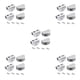 thumbnail image 3 of Advancent Office Hotel Glass Clamp Shelf Holder Aluminum Furniture Door Screw Bedroom Hardware Panel Alloy Mounted Bracket Type2 NO2, 3 of 6