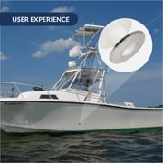 Five Oceans White Nylon/Stainless Steel Thru-Hulls with stud for hose, 3/4 inches FO2558