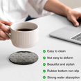 thumbnail image 3 of Ombre Gray Geometric Coasters Set of 4, Absorbent Coasters for Drinks, Modern Abstract Art Coaster for Desk Coffee Table Protection, Home Decor House Warming Gifts 4", 3 of 8