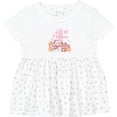 thumbnail image 3 of Inktastic 1st Christmas in Pink Girls Baby Dress, 3 of 5