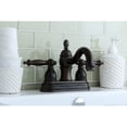 thumbnail image 2 of Kingston Brass KB3905TL Templeton 4 in. Centerset Bathroom Faucet, Oil Rubbed Bronze, 2 of 3