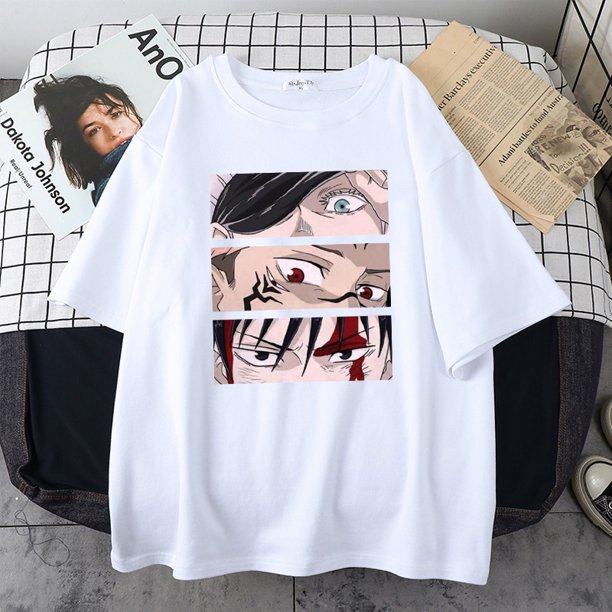 Japanese Anime Jujutsu Kaisen short sleeve Women T-shirtpangjing