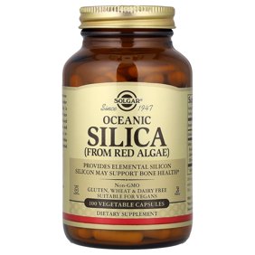 Solgar Oceanic Silica 25 mg Vegetable Capsules - 100 ct
