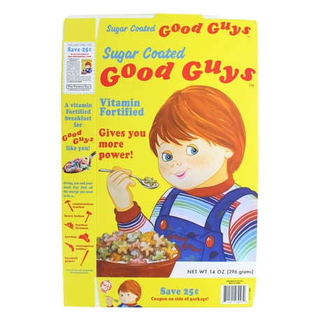Child's Play 2 Good Guys Cereal Box | Chucky Doll Accessory