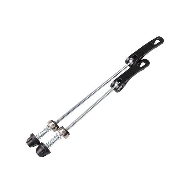 Eigraketly Brochetas de liberación rápida estables de acero, 2 uds., varillas de palo de cubo de rueda de buena elasticidad, herramientas de eje de Ciclismo Negro Eigraketly OD026394-01