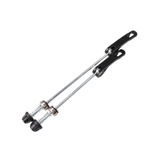 Naiovety Brochetas de liberación rápida estables de acero, 2 uds., varillas de palo de cubo de rueda de buena elasticidad, herramientas de eje de Ciclismo Negro Naiovety OD026394-01