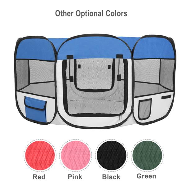 Goorabbit Portable Foldable Pet Playpen Soft Pet Pen Tent Exercise Pen