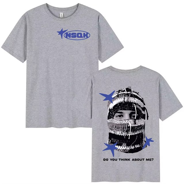 Camiseta de rapero NSQK Do You Think about Me Tour 2025, nueva camiseta para hombre, ropa de moda Hip Hop, Tops Vintage de algodón de gran tamaño, ropa de calle