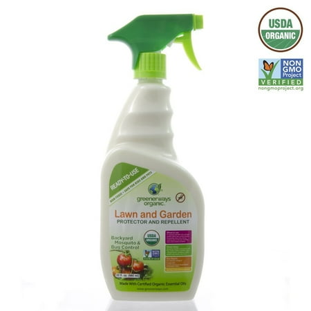 Greenerways Organic Insecticide Mosquito Repellent, Outdoor Backyard
Repellent Natural Insect