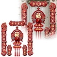 thumbnail image 2 of Spring Festival Couplet Decoration Set for Auspicious Chinese Year Home and Family Celebration Atmosphere, 2 of 4