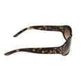 thumbnail image 3 of Foster Grant Women's Oval Fashion Sunglasses Brown, 3 of 5
