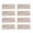 White, variant on Riousery 8Pcs Rectangular Automotive Reflectors Water Proof Self Adhesive Safety Stickers 1.32x2.66x0.31 inches / 33.5x67.5x8 mm for Trailer Caravan Truck Tractor Boat Lorry Motorcycle Yellow