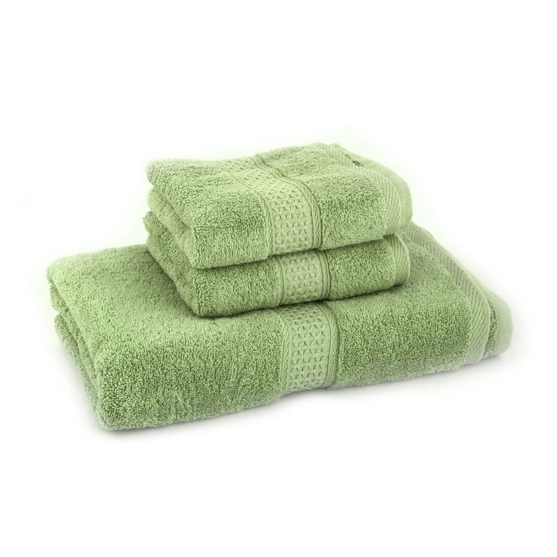 Home Bathroom 100% Cotton Blend Softness 3-Piece Stripe ...