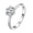 30points, variant on Sterling Silver Womens 1 Carat D Color Moissanite Ring, Korean Style, Electroplated, Adjustable
