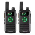 thumbnail image 1 of 2 Pack Portable Mini Walkie Talkie Long Range 6800 mAh Two Way Radio and Headset, 1 of 5