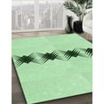 thumbnail image 3 of Ahgly Company Machine Washable Indoor Rectangle Transitional Mint Green Area Rugs, 5' x 8', 3 of 7