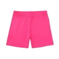 thumbnail image 6 of WAYUTE Girls Shorts Elastic Waist Straight Leg Solid Color Dance Bike Shorts for Toddler Kids Layering Soft Breathable Playwear Casual Clothes,Hot Pink, 6 of 6