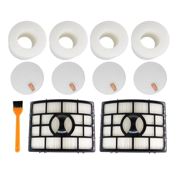 2 Rep HEPA   4 Foam Flet Filter Kit for Shark Rotator NV650 NV651 NV652 NV752 NV750W NV751 NV831 NV835AX950 AX951, AX952, ZU632, AZ1000W, AZ1002, AZ1002BRN Powered Lift-Away Vacuum