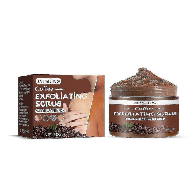 Exfoliante corporal de café Jaysuing de 50 g que limpia profundamente la piel, exfolia, ilumina y rejuvenece la melanina -3594515070285