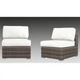 thumbnail image 2 of Living Source International 2-Piece Wicker Seating Group with Cushions in Gray, 2 of 2