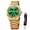 Golden Green, variant on Mechanical Watches for Men Automatic Self Winding Classic Dress Multi Calendar Stainless Steel Big Face Two Tone Watches Easy Read Luminous Mens Wrist Watches