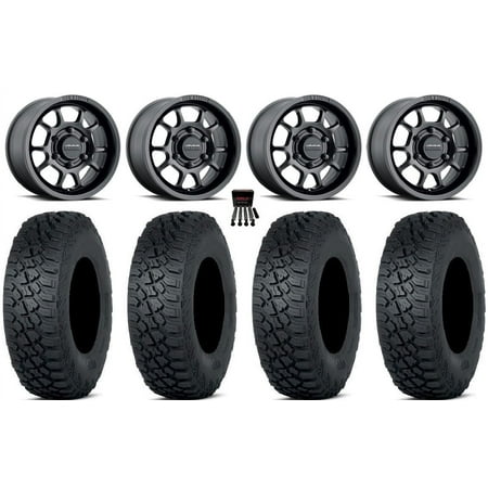 Method 409 15" Wheel Black 35" Tenacity XNR Tires Can-Am Maverick R