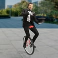 thumbnail image 2 of ToppiJoy 24inch One Wheel Outdoor Sports Unicycle  Adjustable Seat Exercise Bicycle Fitness Bike(Red), 2 of 24