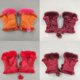 thumbnail image 2 of Guantes de medio dedo Guantes cálidos de invierno Guantes con forro polar de piel de conejo sintética, 2 of 5