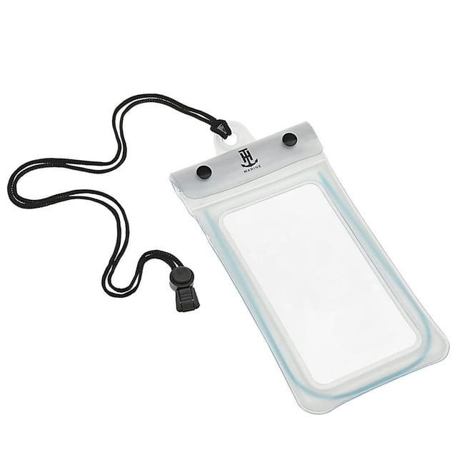 T-H Marine Waterproof Pouch BE-GE-35159-DP Compatible With Touch Screen; Glow In The Dark; With Adjustable Lanyard; Premium PVC