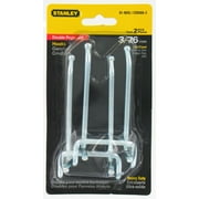 Stanley Hardware 819655 3" Heavy Duty Double Straight Pegboard Hooks 2-ct