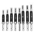 thumbnail image 1 of 9PCS Door Window Hinge Hole Opener Puncher Hexagon Handle Drill w/Wrench, 1 of 11