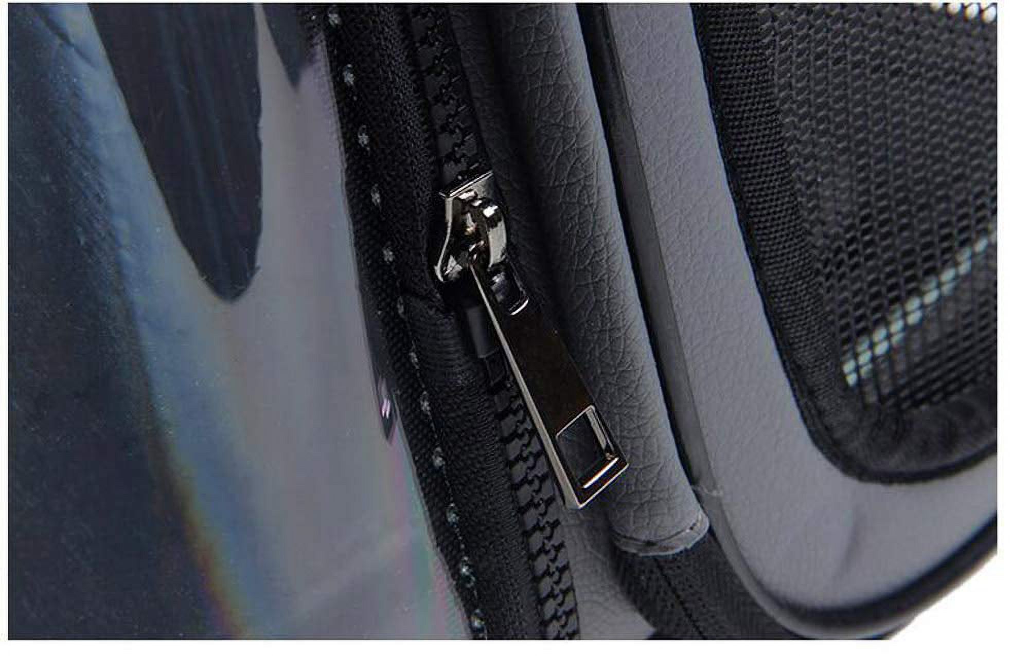 Pet Bag, Dog Transparent Carrier Cage EVA Portable Outdoor Travel Bag Cat Dog Handbag Backpack (S, Blue)