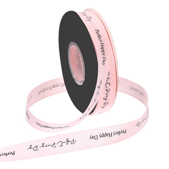Uxcell 1 PCS Threaded Ribbon, 1.5 cm/40 Yards Thank You Polyester Ribbon