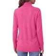 thumbnail image 4 of MOSHU Turtleneck Sweaters for Women Long Sleeve Casual Tops Knit Womens Pullover Sweaters Winter Clothes, 4 of 10